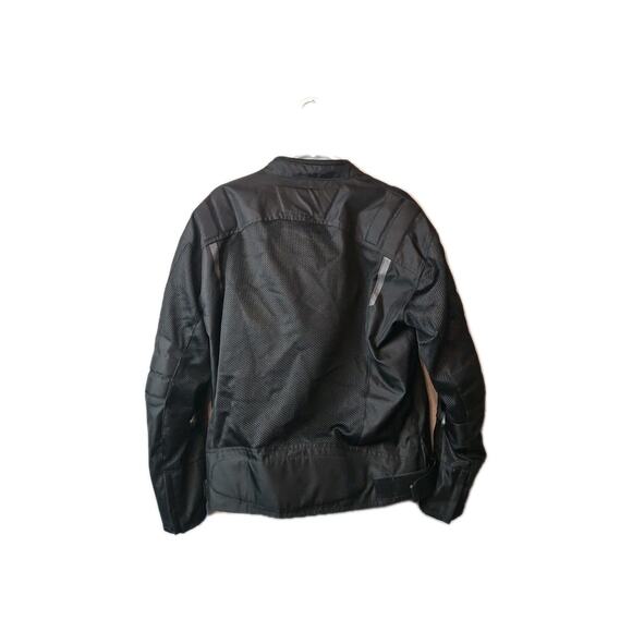 Bilt Motorcycle Jacket Size L Black Padded Back & Arms Mesh Front Used - Picture 2 of 12